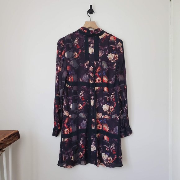 Thakoon Addition Silk Floral Long Sleeve Dress / 0 - Picture 5 of 10